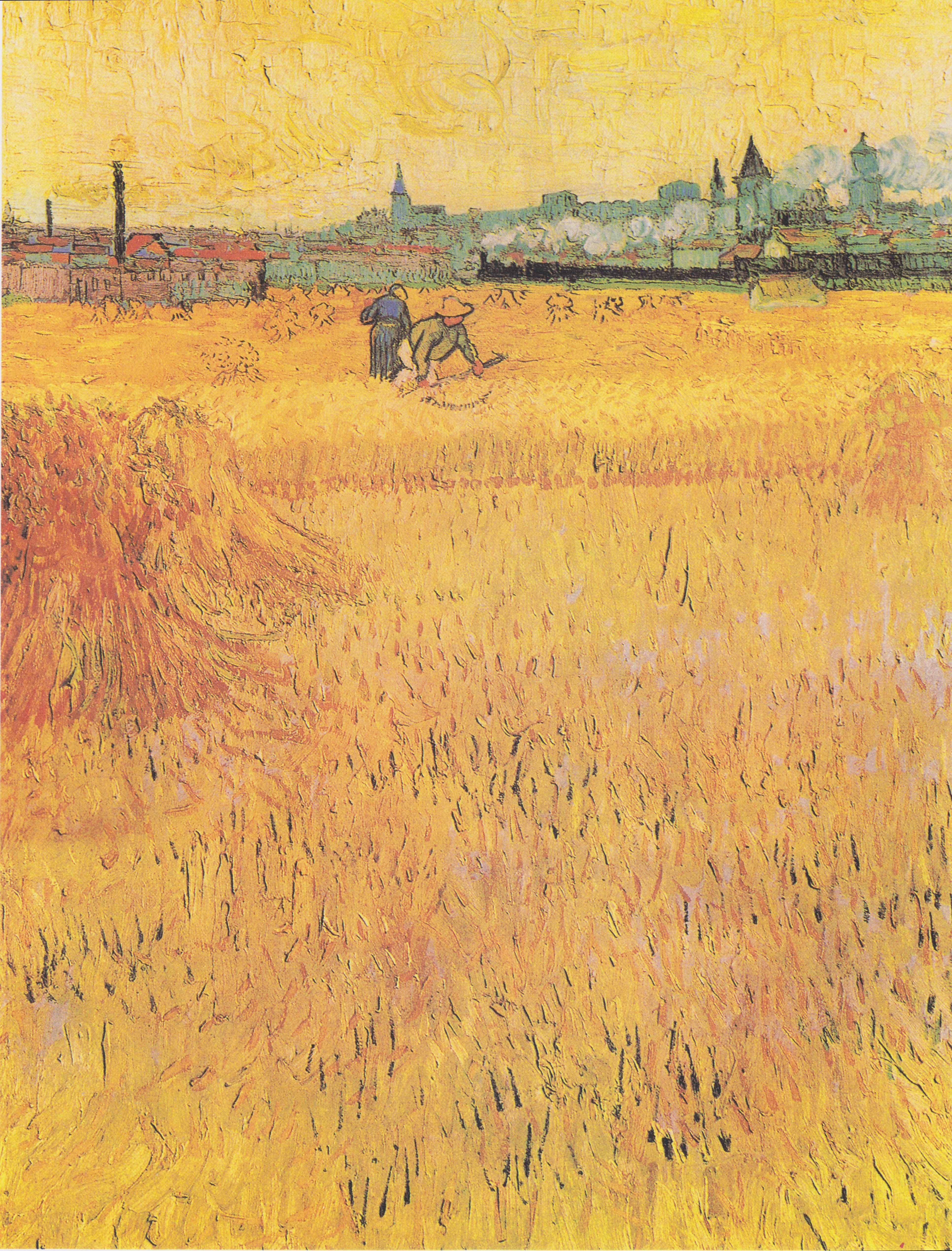 Vincent Van Gogh View from the Wheat Fields